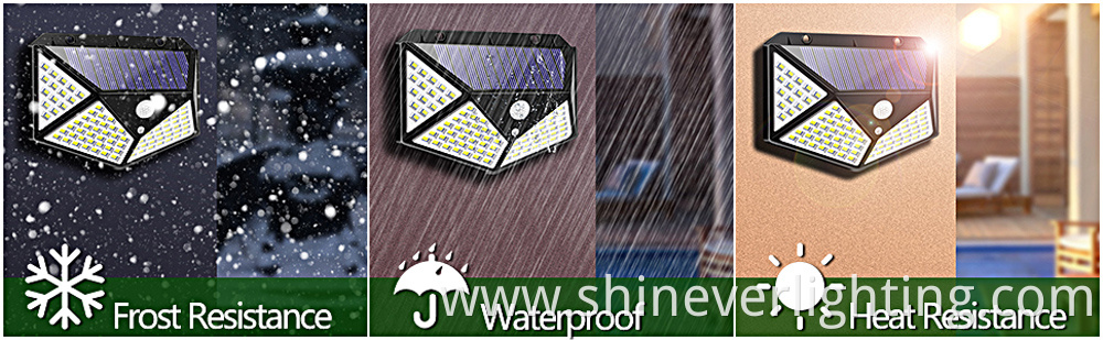 Solar-powered PIR motion sensor floodlight